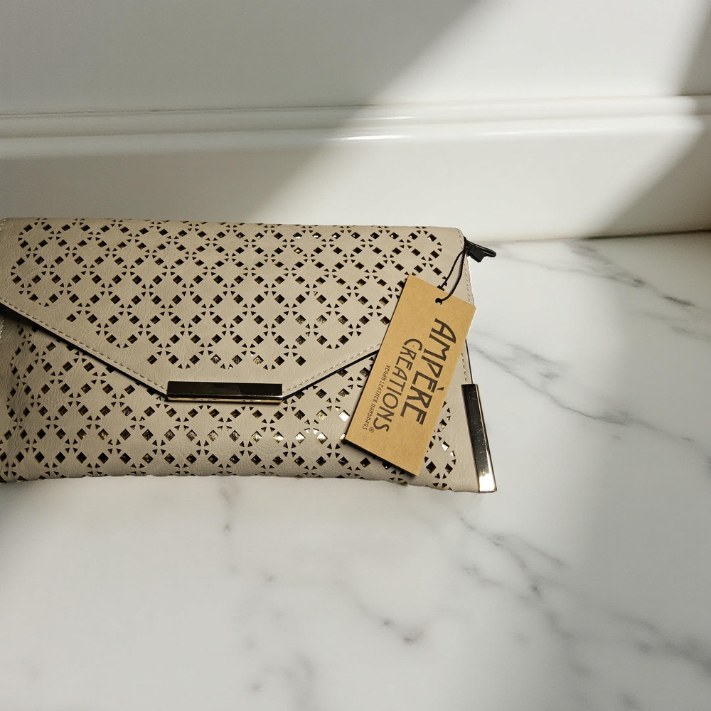 New Ampere Creations Beige  The Ana Laser Cute Messenger